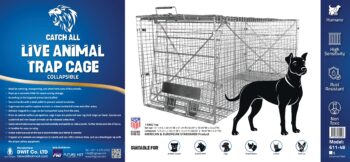 Live Animal Trap Cage 48 " (Collapsible) FNT 611-48